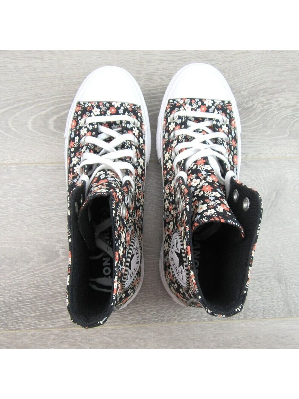 Converse CTAS Lift Platform Petite Floral Petals Women's Size 8 NEW - Picture 10 of 16